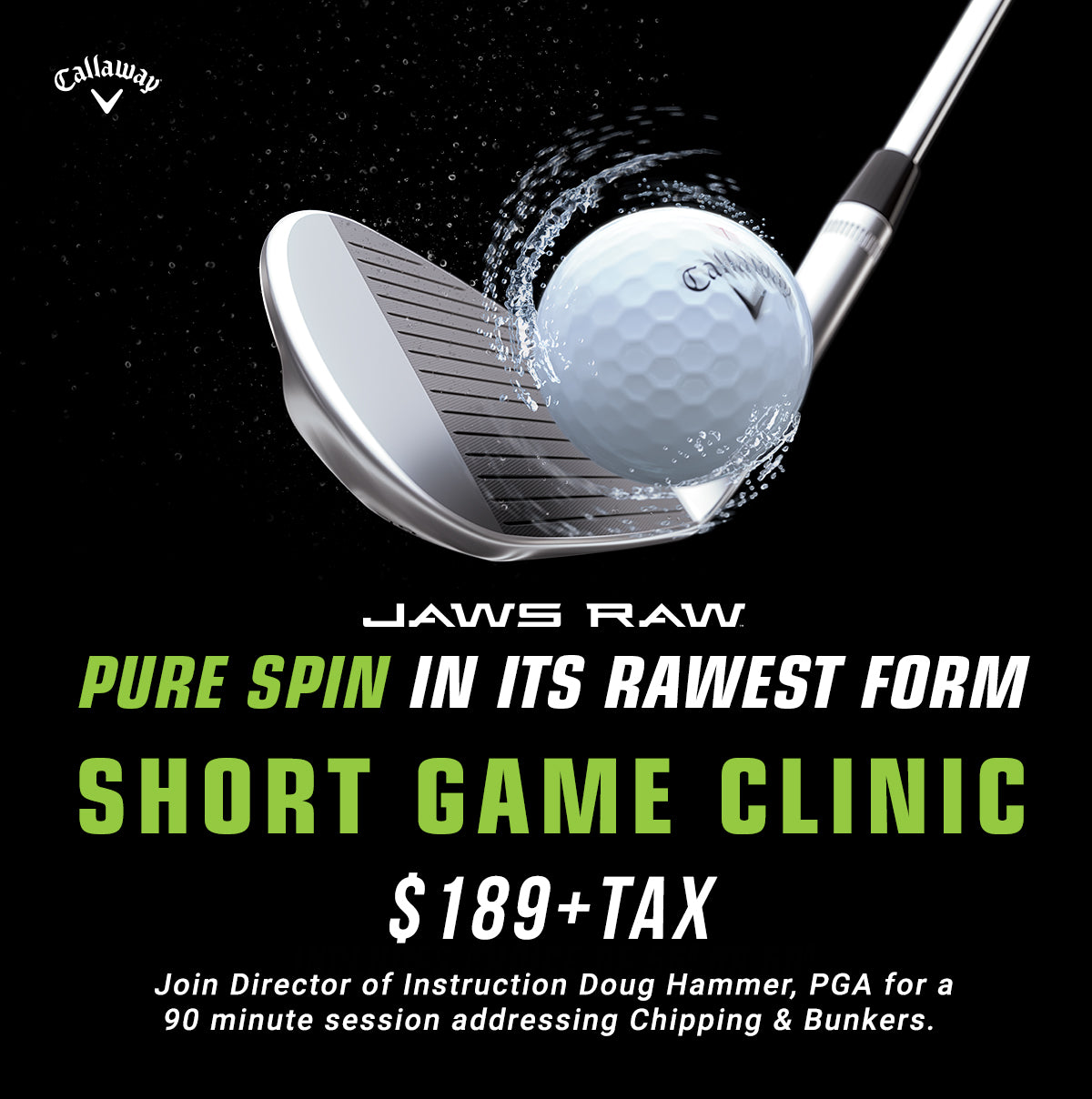 Short Game Clinic with Wedge