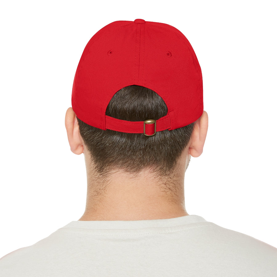 Dad Hat with Leather Patch